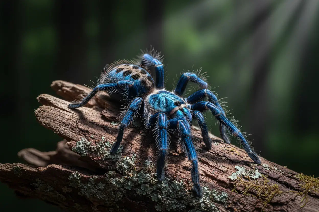 Poecilotheria metallica (Gooty Sapphire Tarantula) Care Guide