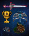 Champion Event Treasure Stickers 4-Pack