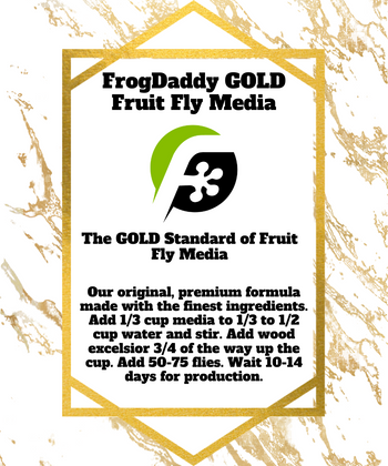 FrogDaddy GOLD Fruit Fly Media