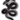 3" 2 Headed Snake Brushed Aluminim Sticker - Waterproof Indoor/Outdoor Use