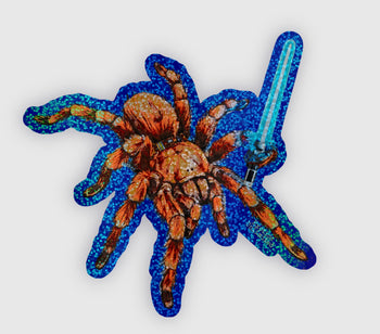 Master Rosa - (Rose Hair Tarantula) 2.2" x 2.2" Indoor/Outdoor Stickers LIMITED EDITION