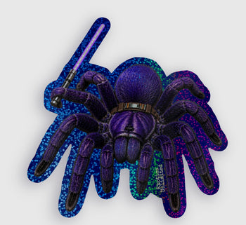 Mace Webdu - Phormictopus Dominican Purple - Purple Saber 2" x 2" Indoor/Outdoor Stickers LIMITED EDITION
